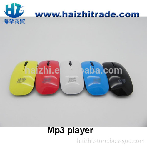 2014 newest mouse model mini cute portable mp3 player with earphone and usb support 16GB (TF) card slot cheap mp3 players